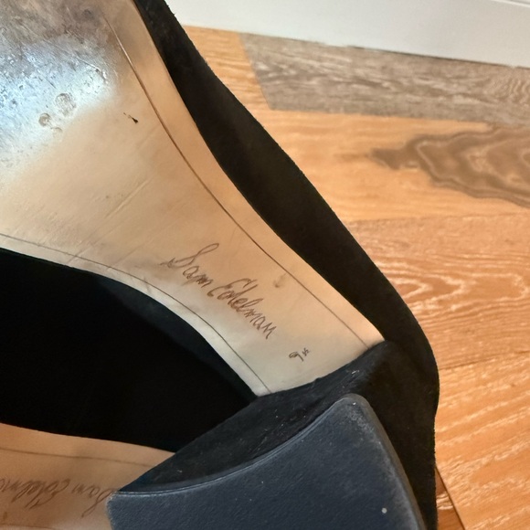 Sam Edelman Halton black suede block heel - Picture 4 of 11